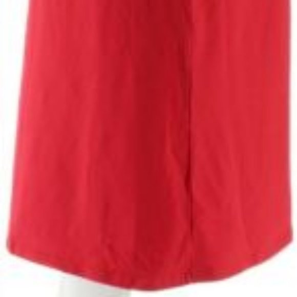 NWT DENIM & CO. V-NECK EMPIRE WAIST MAXI DRESS XS - Picture 5 of 10